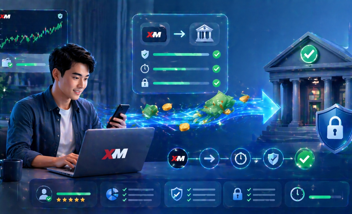 Rút tiền XM: Khái niệm, Cách rút về ngân hàng và Thời gian xử lý