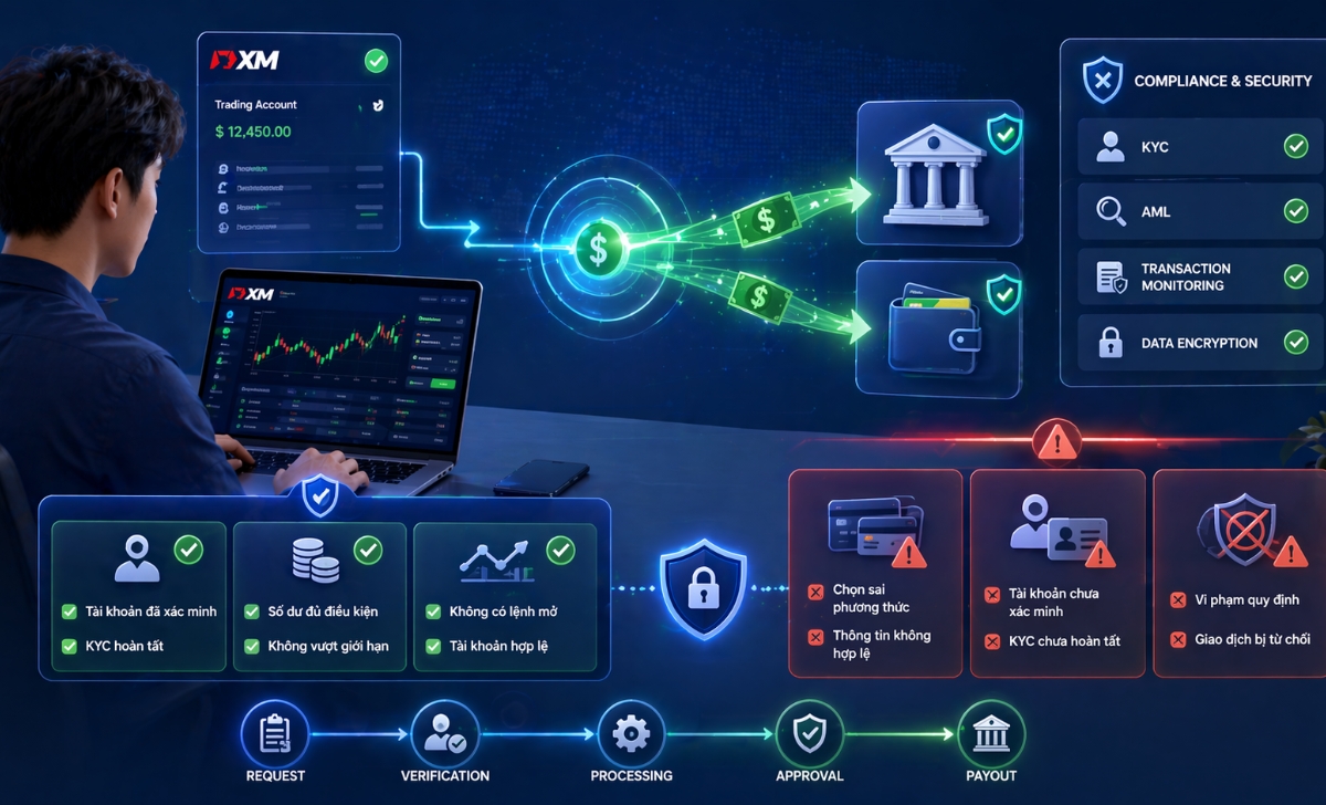 Rút tiền XM là gì ? và Nguyên tắc cần biết trước khi rút