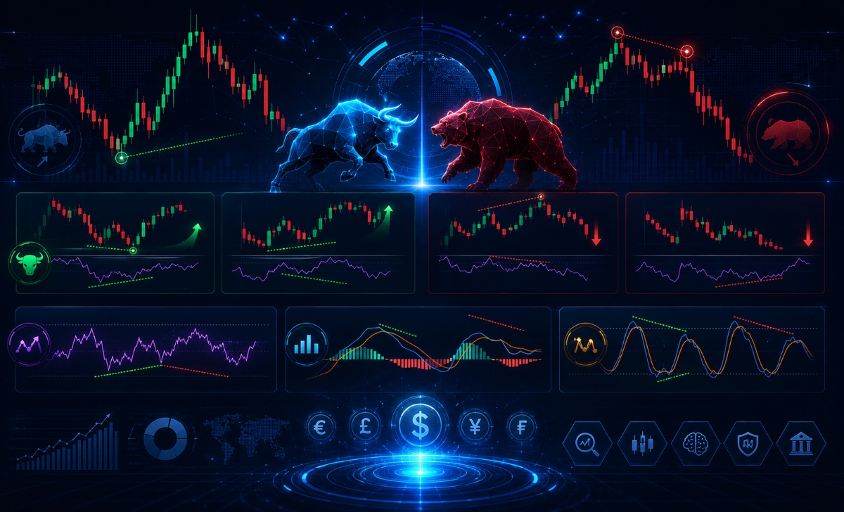 Signals of divergence in forex trading