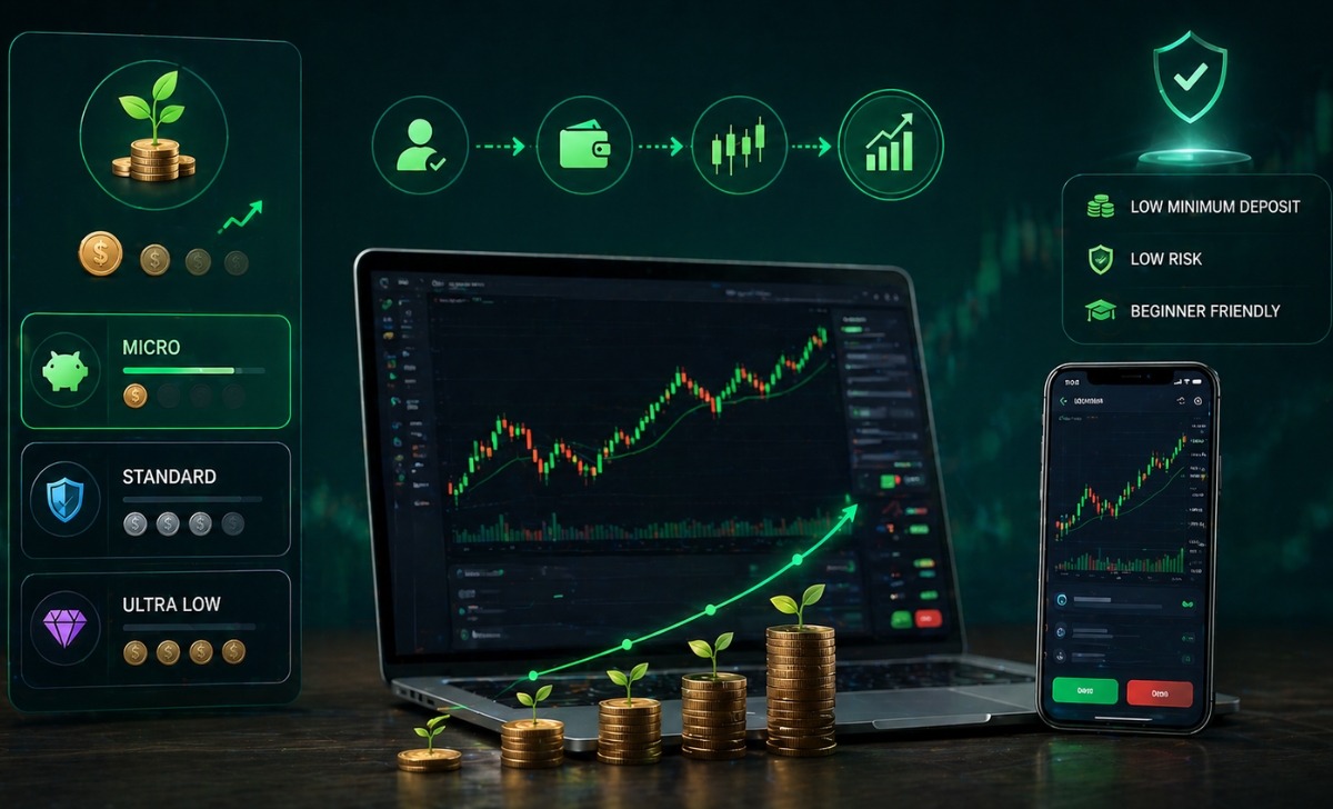 Số tiền gửi tối thiểu vào XM Micro