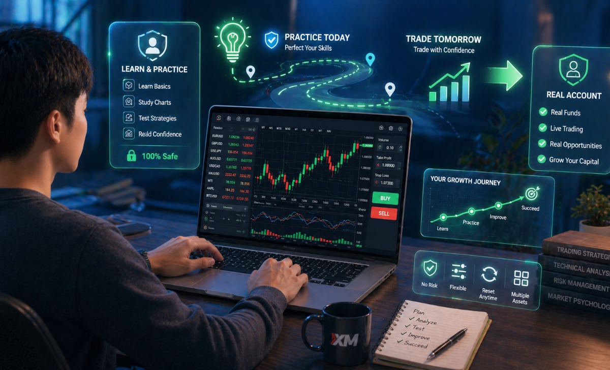 Tại sao nên sử dụng Demo account XM trước khi giao dịch thật