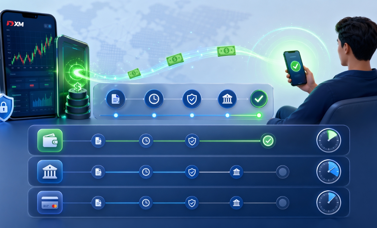 Thời gian rút tiền XM mất bao lâu và yếu tố ảnh hưởng