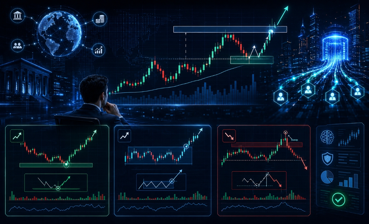 Trading methods for price action used by professionals
