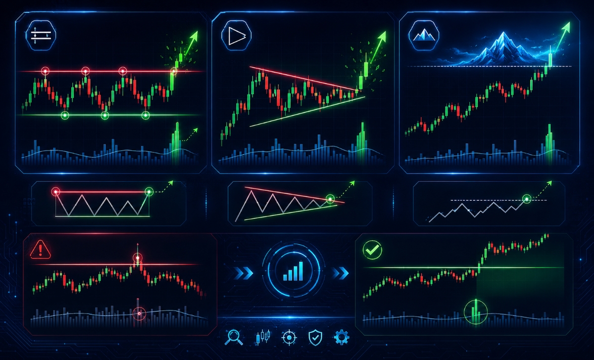 Types of breakout trading setups