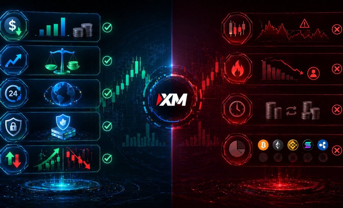 Ưu và nhược điểm khi trade crypto XM là gì?