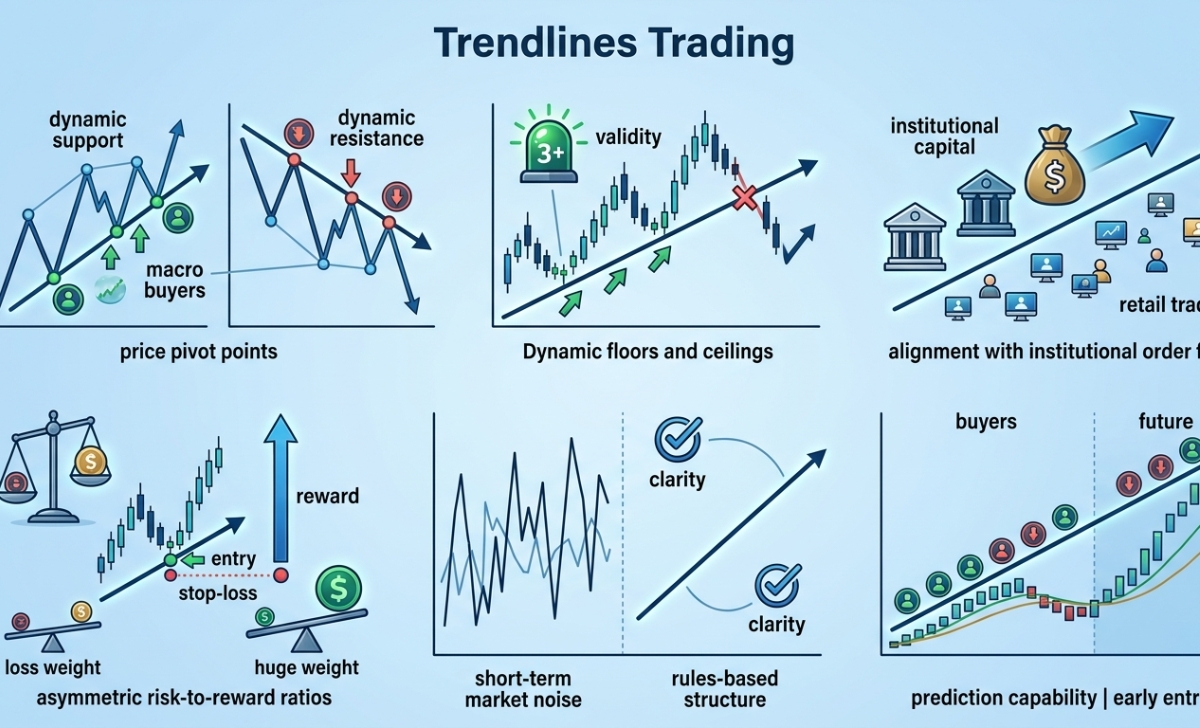 What is trendlines trading and how does it work?
