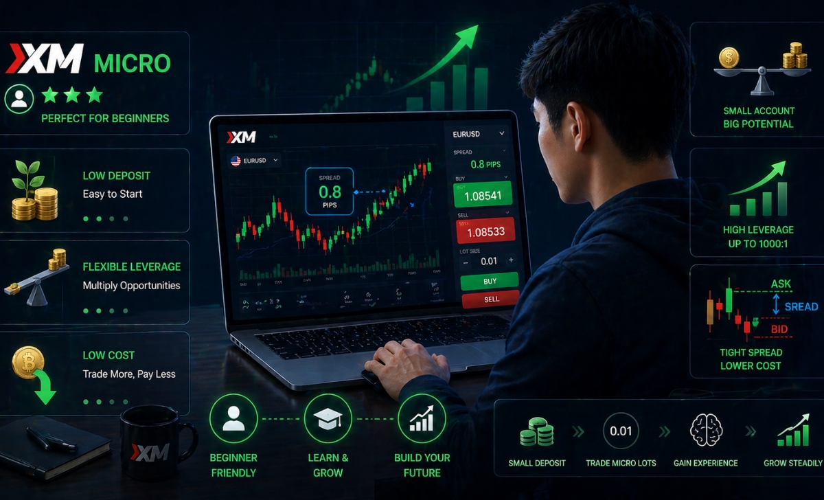 XM Micro: Khái niệm, Tiền nạp, Đòn bẩy và Spread