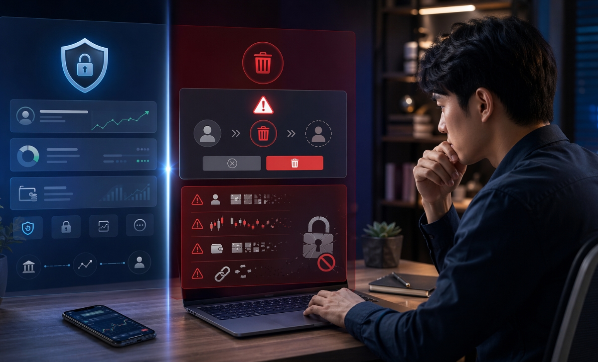 Lưu ý quan trọng khi xóa tài khoản XM