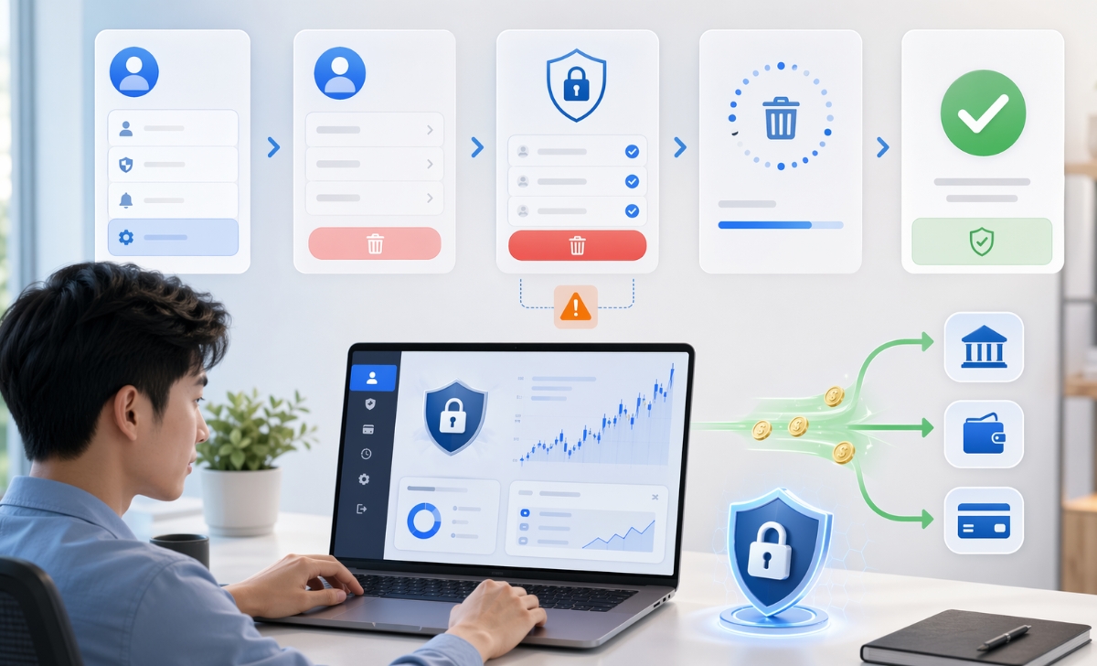 Xóa tài khoản XM: Cách đóng, Xử lý tiền dư, Lưu ý