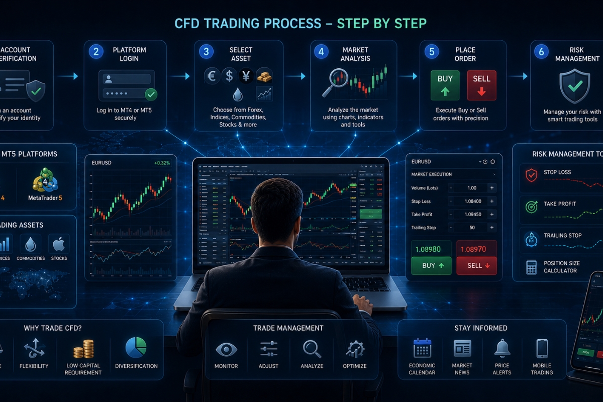 How to trade CFDs on XM step by step?