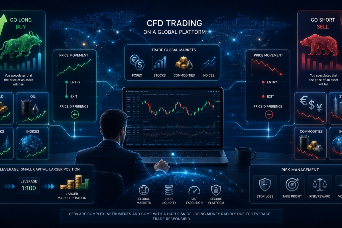 What are CFDs on XM and how do they work?