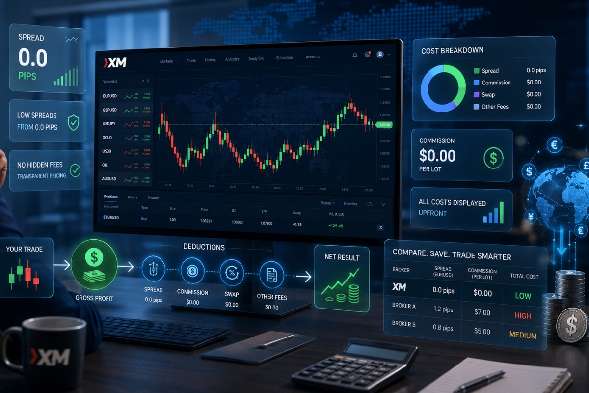 XM Commission: Fees, Spread, Cost, Account Commission