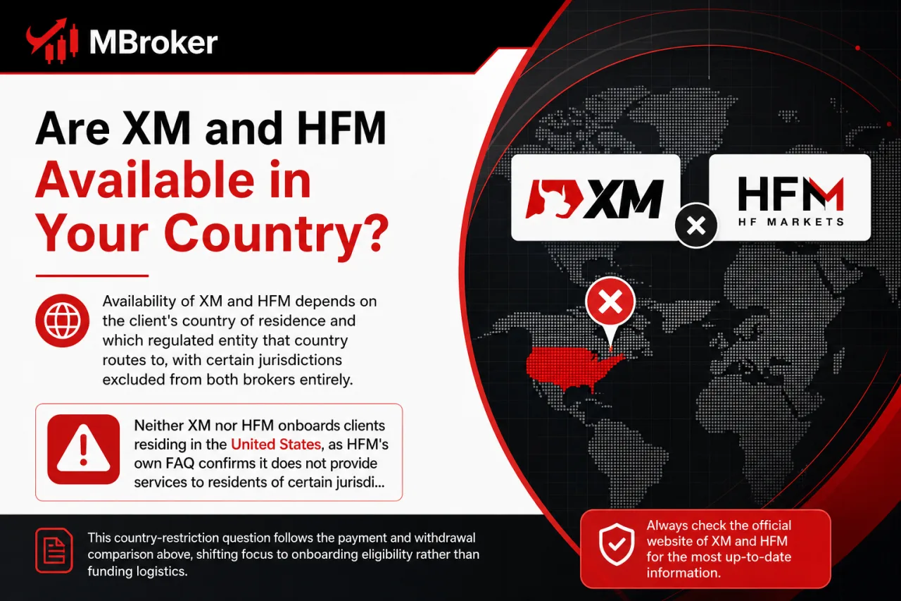 Are XM and HFM Available in Your Country