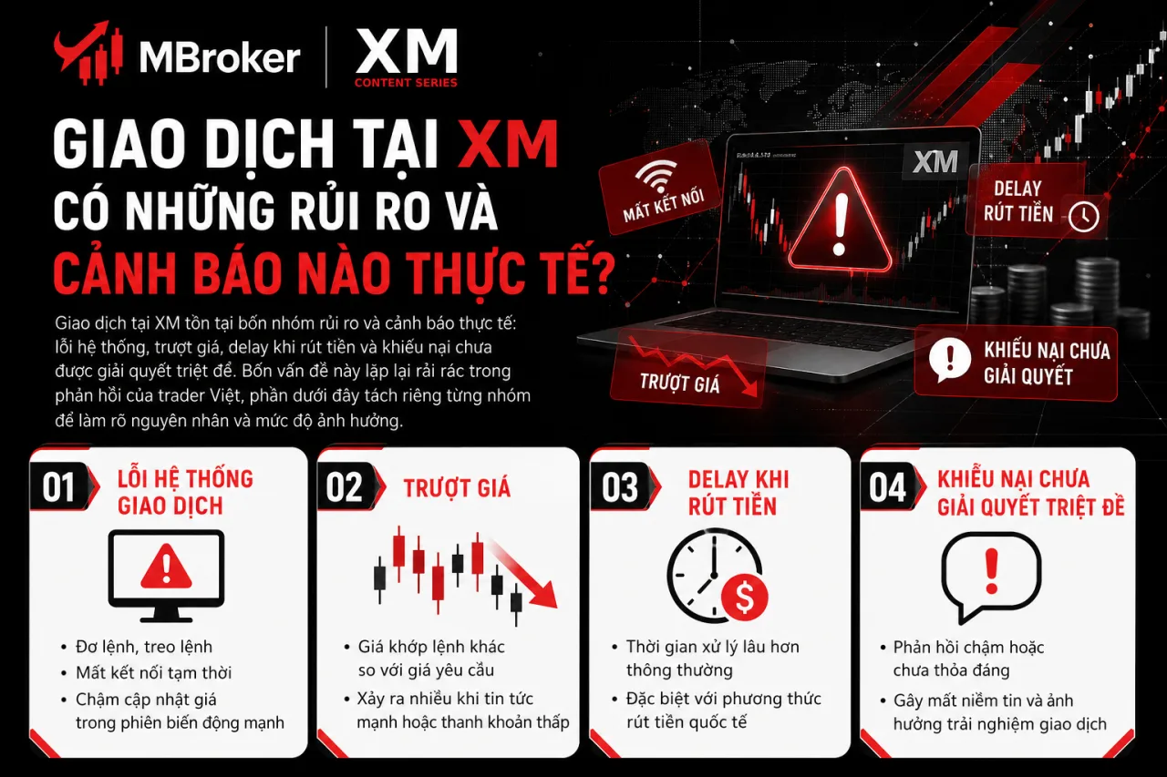 Giao Dịch Tại XM Có Những Rủi Ro Và Cảnh Báo Nào Thực Tế