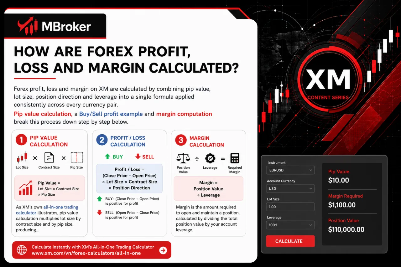 How Are Forex Profit, Loss and Margin Calculated