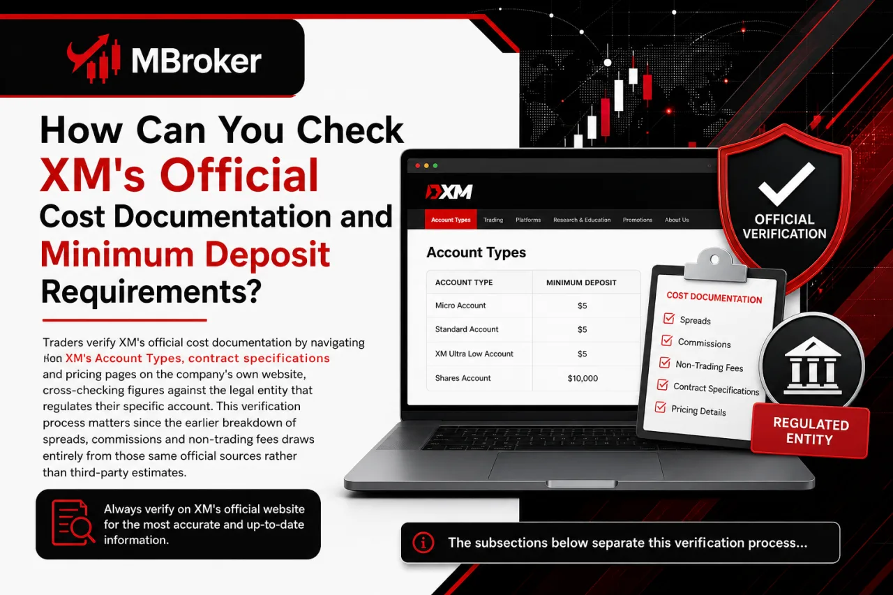 How Can You Check XM's Official Cost Documentation and Minimum Deposit Requirements