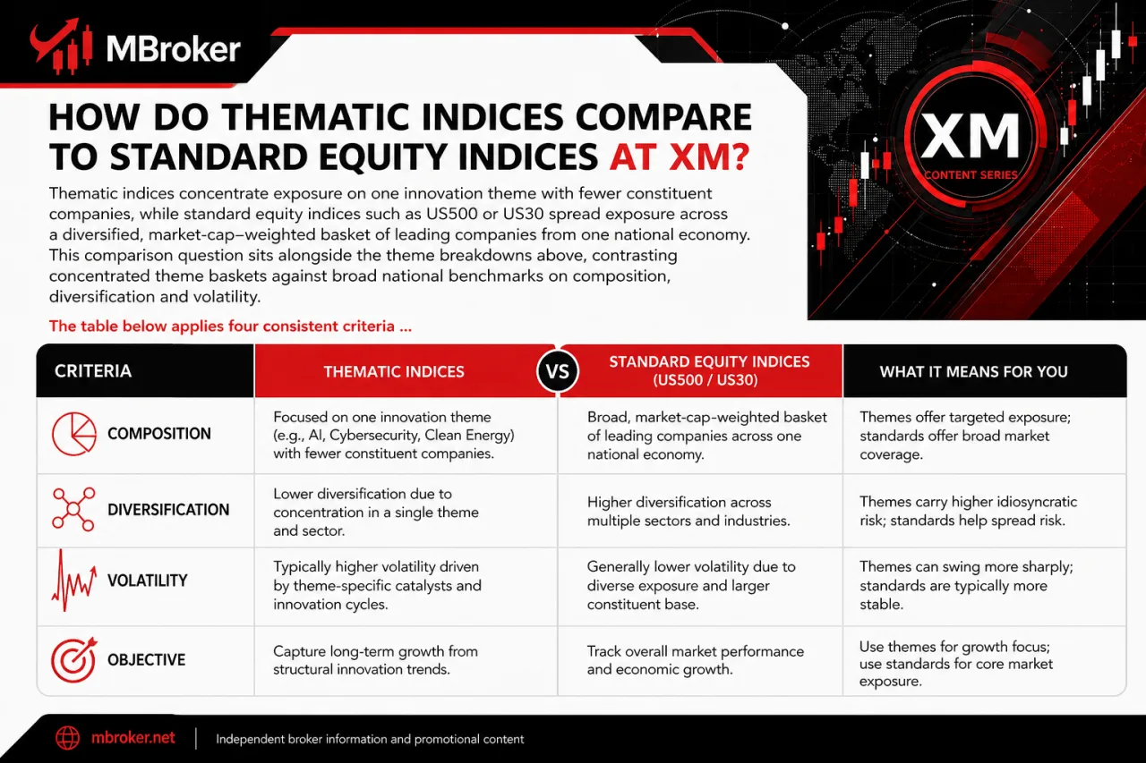 How Do Thematic Indices Compare to Standard Equity Indices at XM How Do Thematic Indices Compare to Standard Equity Indices at XM