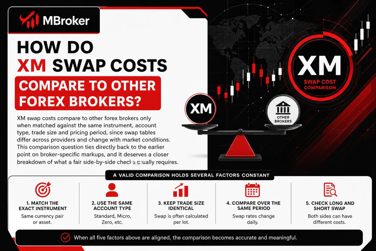 How Do XM Swap Costs Compare to Other Forex Brokers