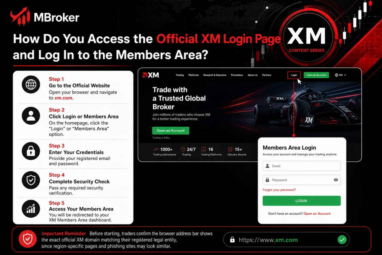 How Do You Access the Official XM Login Page and Log In to the Members Area