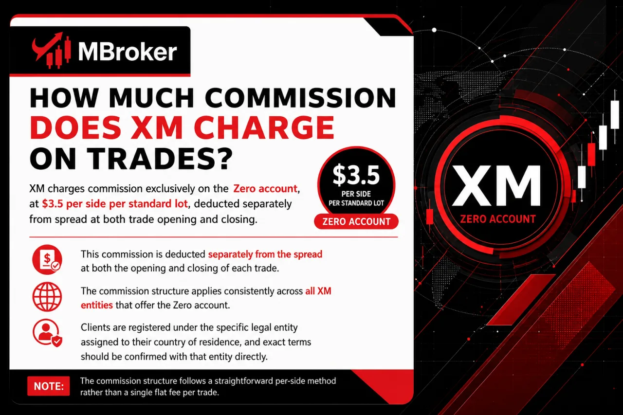 How Much Commission Does XM Charge on Trades