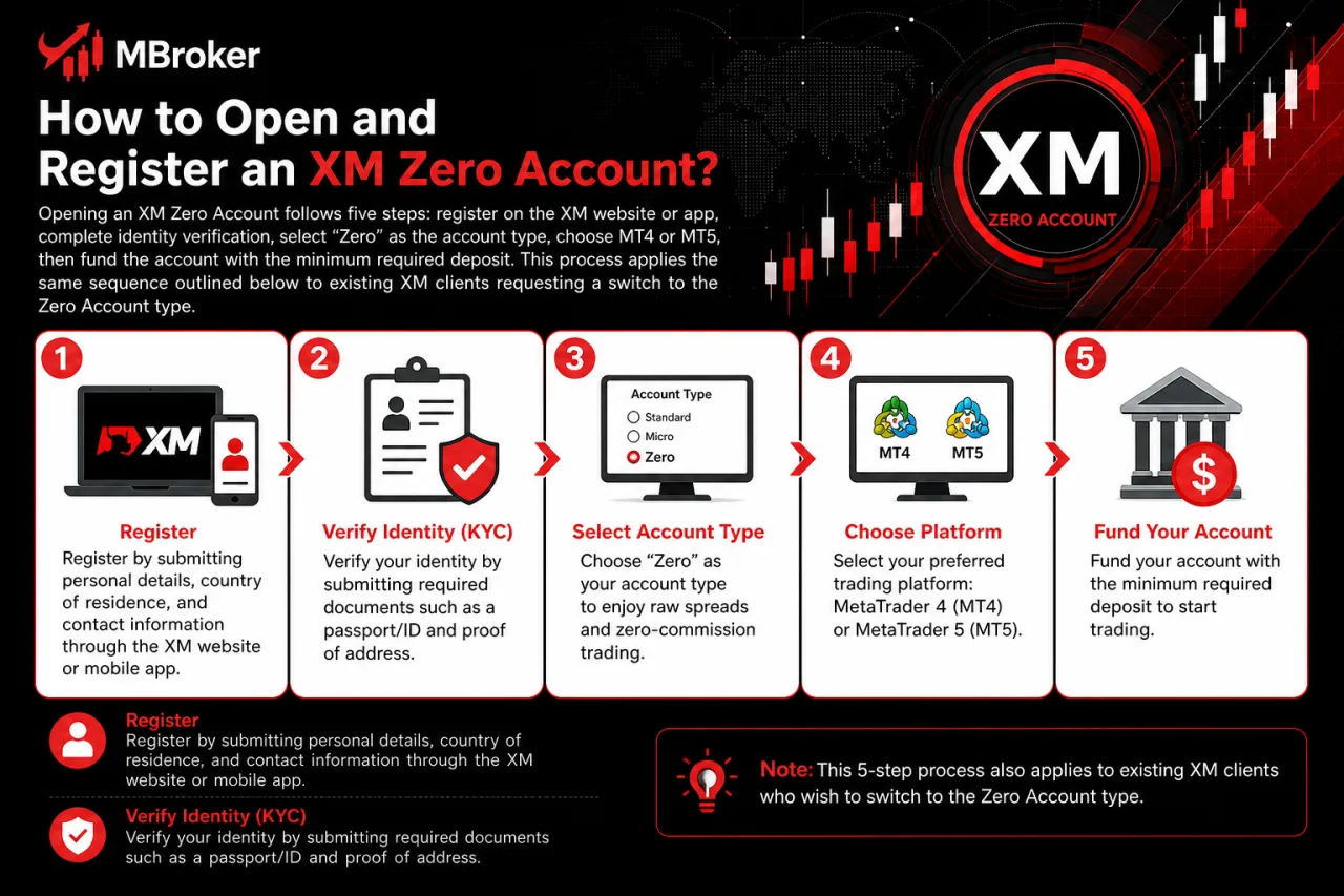 How to Open and Register an XM Zero Account
