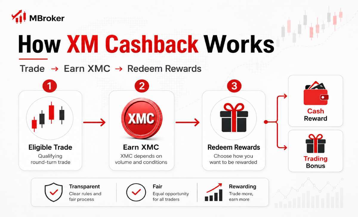 How XM cashback works through the XM Traders Club How XM cashback works through the XM Traders Club