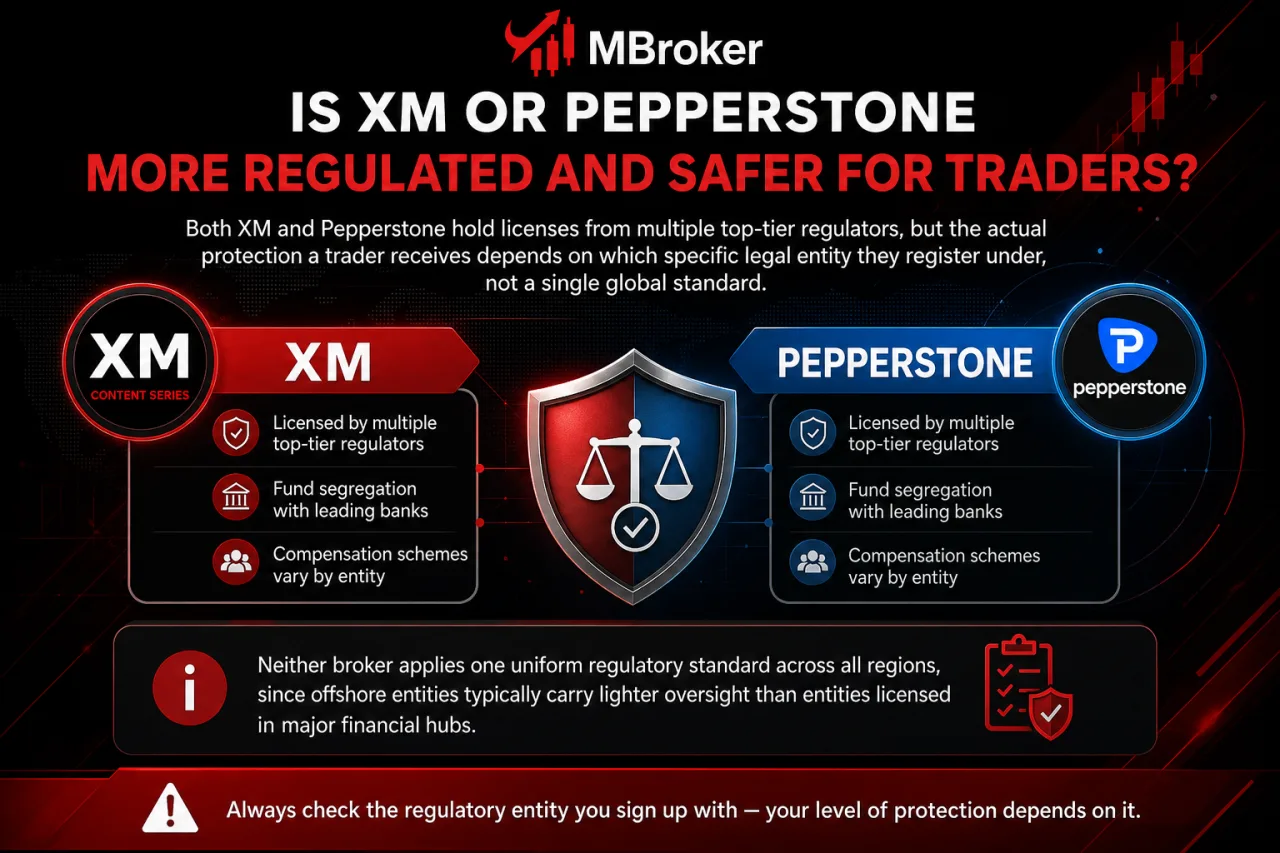 Is XM or Pepperstone More Regulated and Safer for Traders