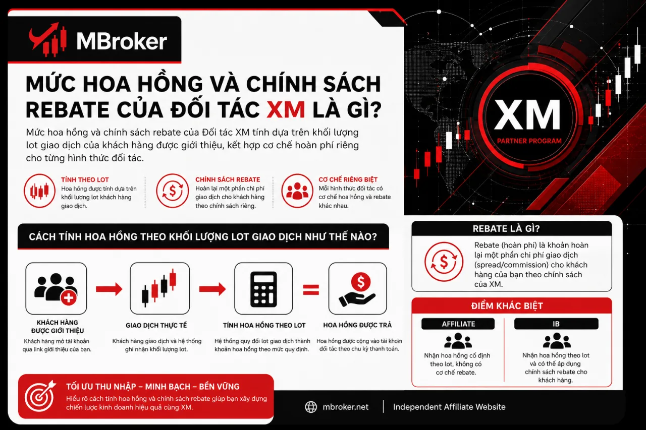 Mức Hoa Hồng Và Chính Sách Rebate Của Đối Tác XM