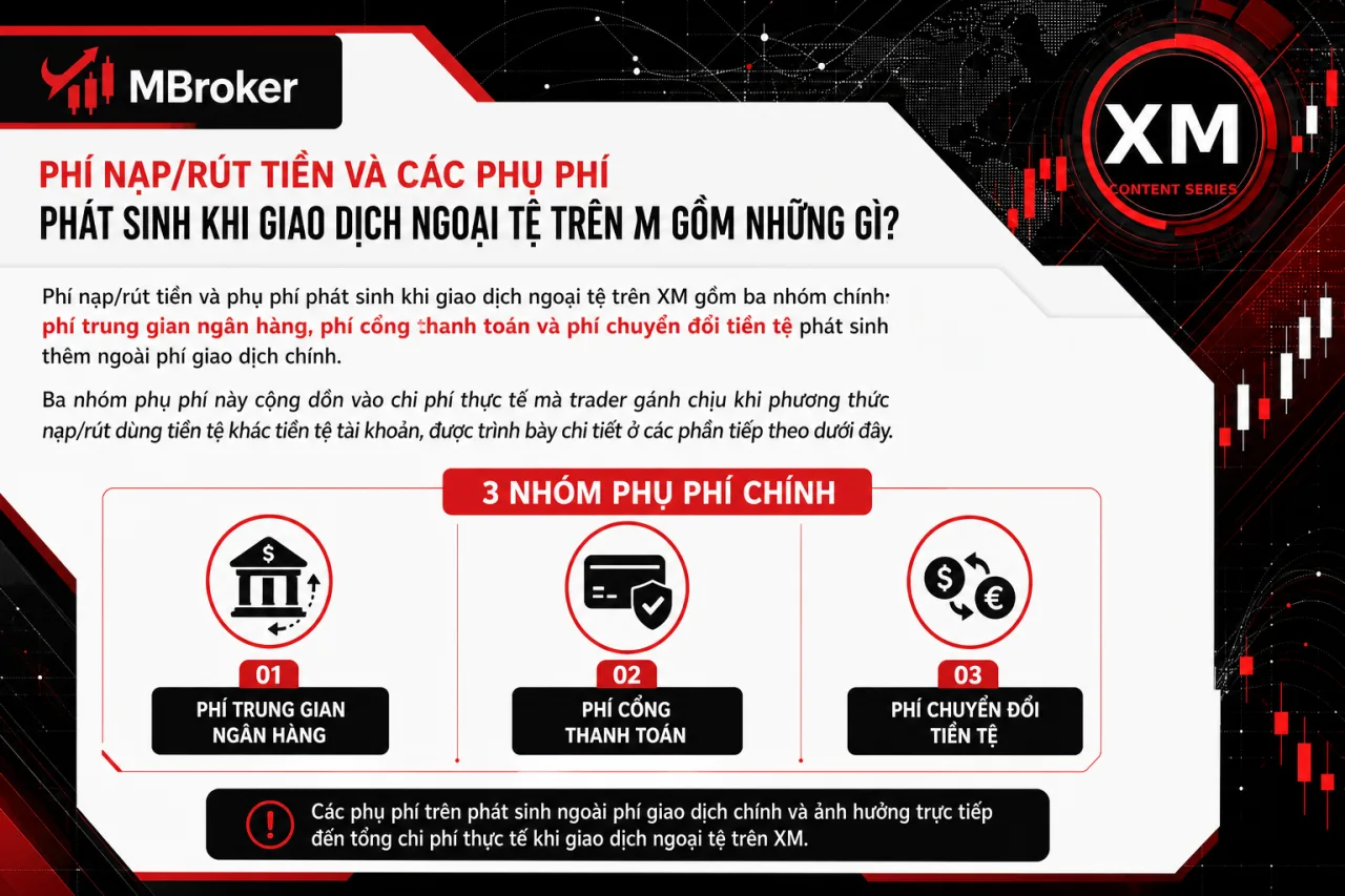 Phí Nạp/Rút Tiền Và Các Phụ Phí Phát Sinh Khi Giao Dịch Ngoại Tệ Trên XM Gồm Những Gì Phí Nạp/Rút Tiền Và Các Phụ Phí Phát Sinh Khi Giao Dịch Ngoại Tệ Trên XM Gồm Những Gì