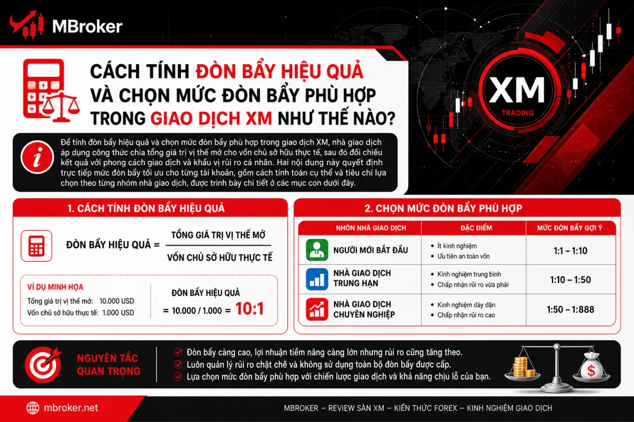 Tính Đòn Bẩy Hiệu Quả Và Chọn Mức Đòn Bẩy Phù Hợp Trong Giao Dịch XM Tính Đòn Bẩy Hiệu Quả Và Chọn Mức Đòn Bẩy Phù Hợp Trong Giao Dịch XM