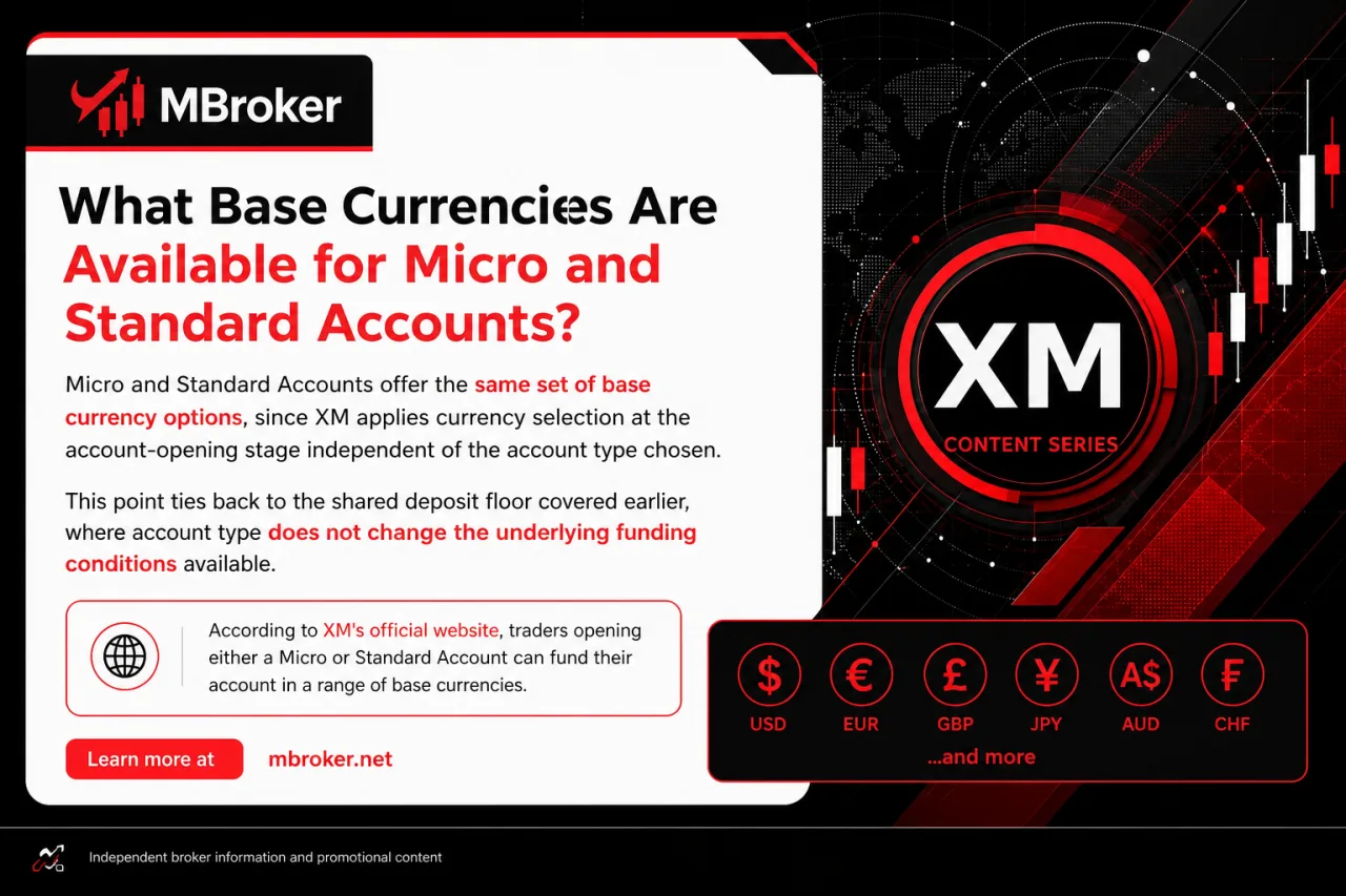 What Base Currencies Are Available for Micro and Standard Accounts