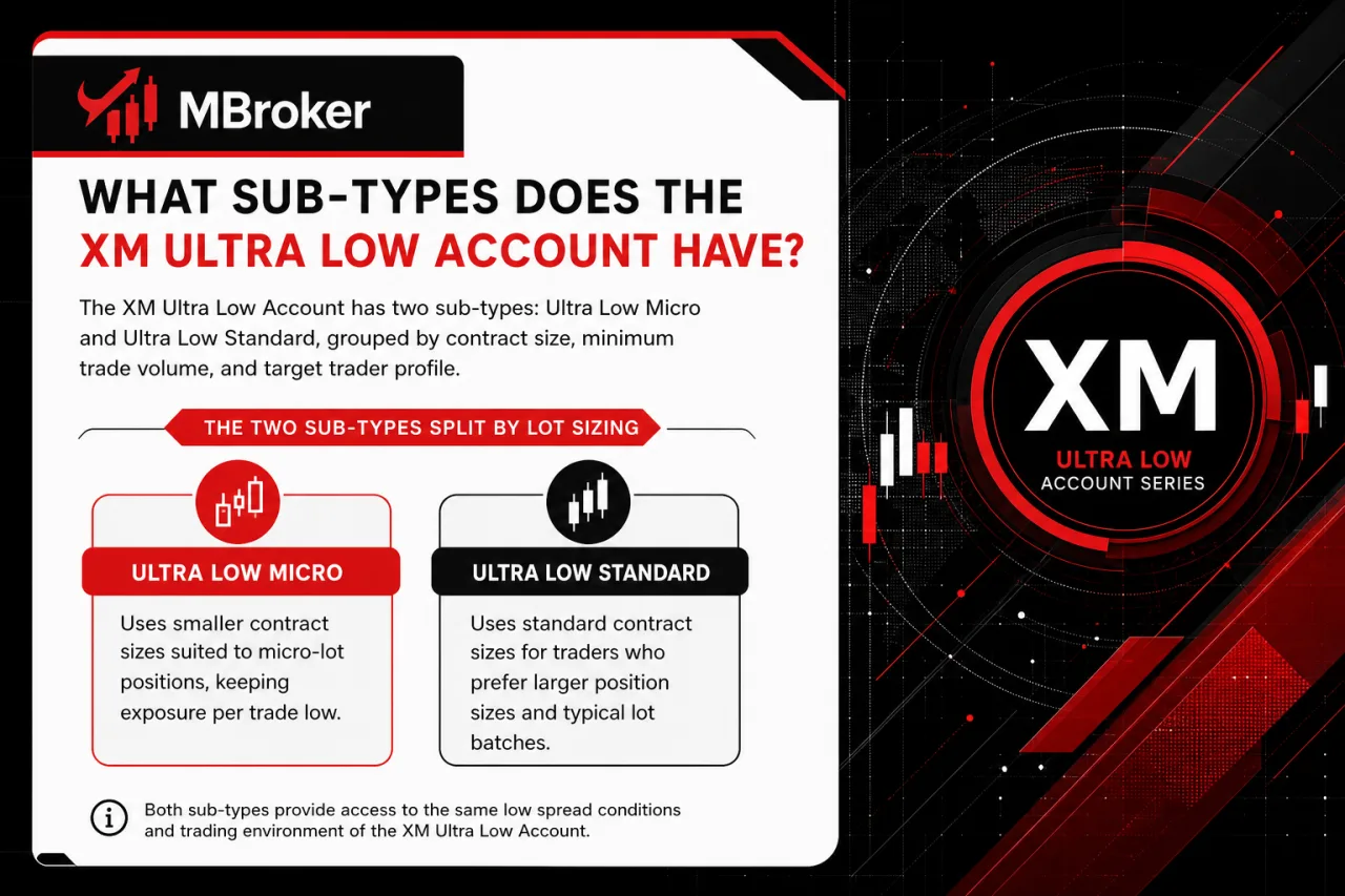 What Sub-Types Does the XM Ultra Low Account Have