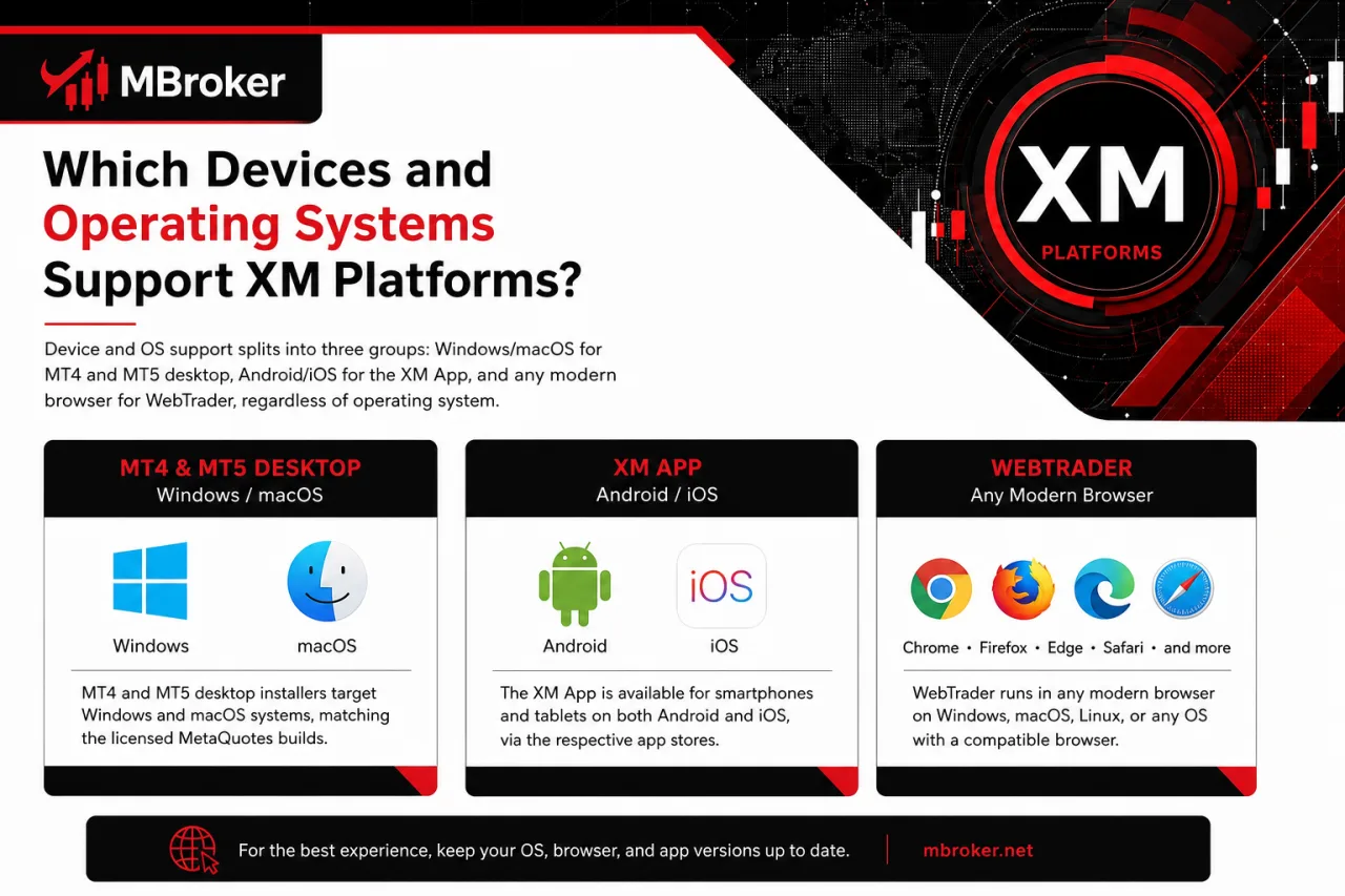 Which Devices and Operating Systems Support XM Platforms
