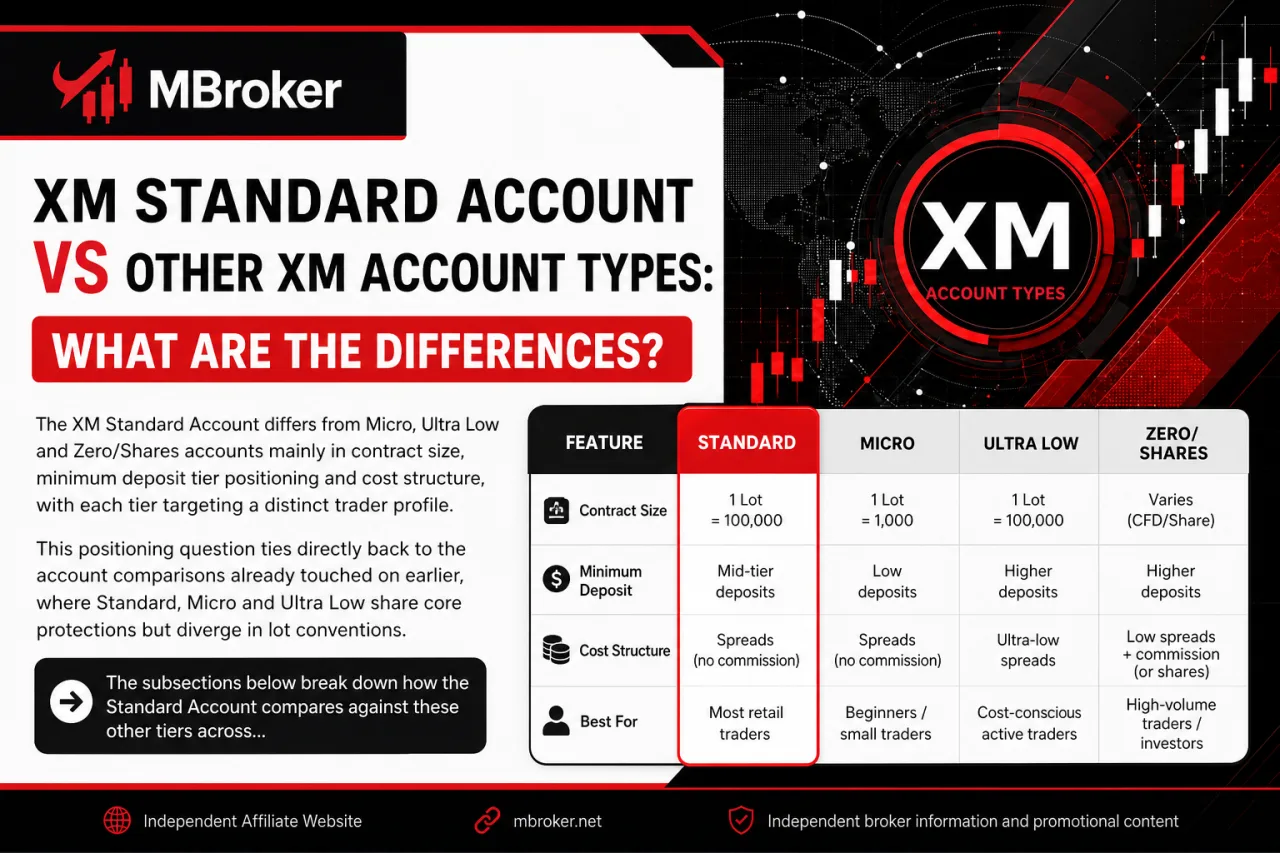 XM Standard Account vs Other XM Account Types: What Are the Differences XM Standard Account vs Other XM Account Types: What Are the Differences