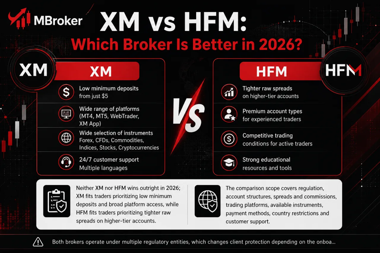 XM vs HFM: Which Broker Is Better in 2026