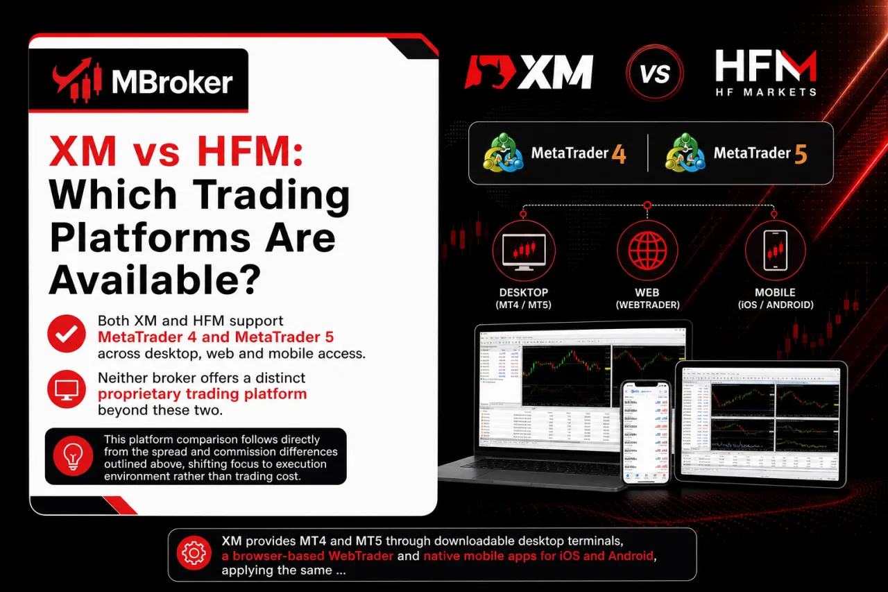 XM vs HFM: Which Trading Platforms Are Available